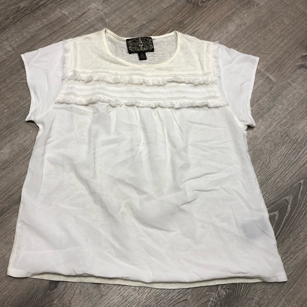 James Coviello Anthropologie Top sz Medium Blouse Loose Fit Women’s Shirt